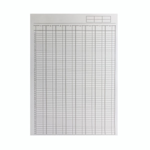 Q-Connect 8 Column Analysis Pad A4
