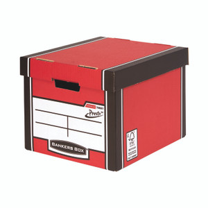 Premium Tall Storage Box Red PK5