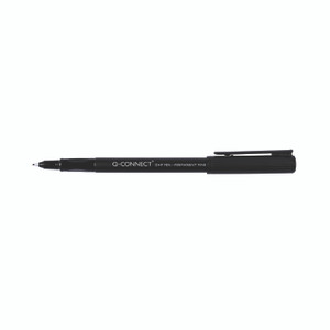 Q-Connect OHP Pen Perm Fine BLK PK10