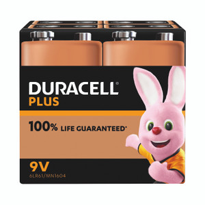 Duracell Plus 9V Battery PK4