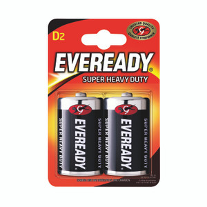 Eveready Super HD Size D Battery PK2