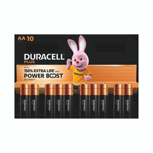 Duracell Plus Aa Battery Alk PK10