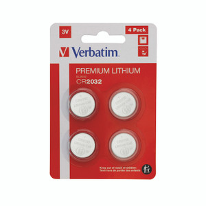 Verbatim CR2032 3V Lih Battery PK4