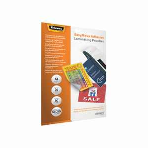 Fellowes Easymove Adh Pouch A4 PK25
