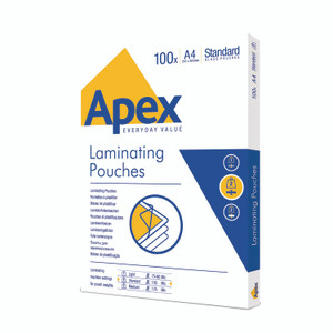 Fellowes Apex A4 Lam Pouch PK100