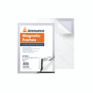 Announce Magnetic Frames A4 SLV PK2