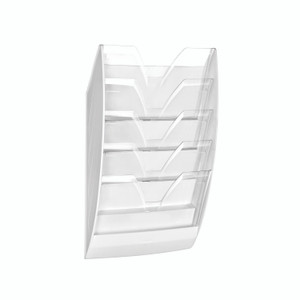 Cep Wall File 5-PART White/Crystal