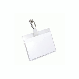 Durable Name Badge 60X90MM Clip PK25