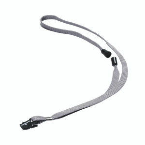 Durable Badge Lanyard GREY PK10