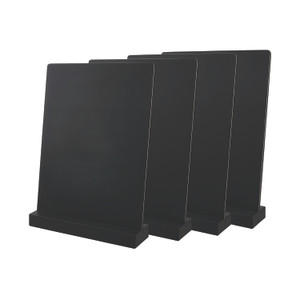 A4 Countertop Chalkboard BLK PK4