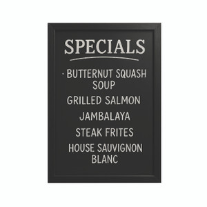 Wall Mount Chalkboard 300X400MM BLK