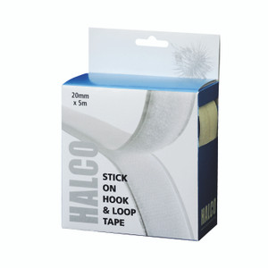 Halco Hook Loop Tape Roll 20MMX5M