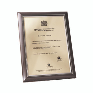 Seco Premium Cert Holder A4 Smk GREY