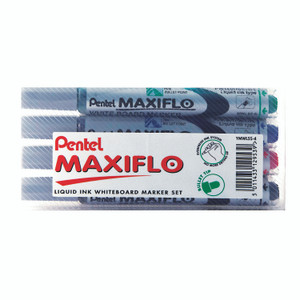 Pentl Mxiflo Whtebrd Mrkr Asrtd PK4