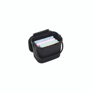 4.5L Kitchen Food Waste Caddy Black