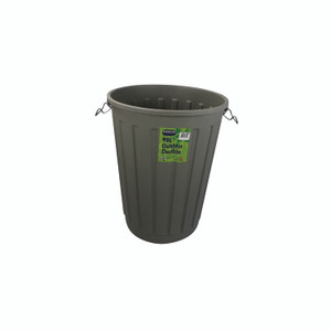Addis Dustbin Base Round 90L GREY