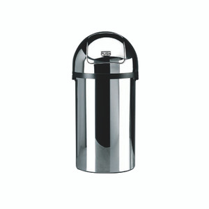 Chrome 50 Litre Push Bin 311733