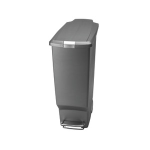 Slim GREY Pedal Bin 40L 382650