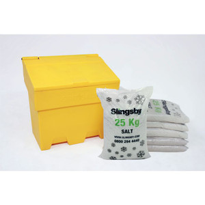Stackable Salt Bin + White Salt 170L