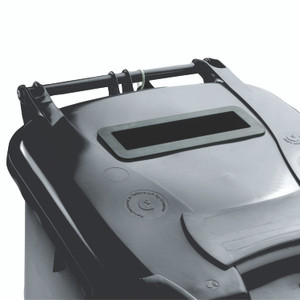 120L Locked GREY Wheelie Bin 377879
