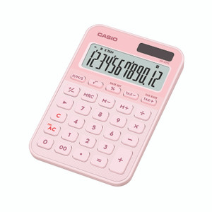 Casio MS-20YC Mini Desk Calc Lt Pink