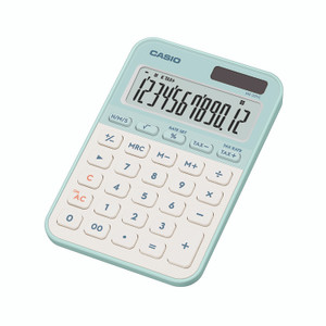Casio MS-20YC Mini Desk Calc Lt GRN