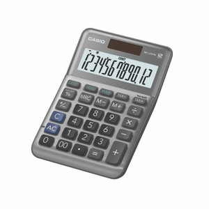 Casio MS-120FM 12 Digit Calc GREY