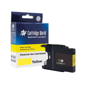 Cartridge World Compatible with Brother LC-1280XLY Yellow Inkjet Cartridge Extra High Capacity