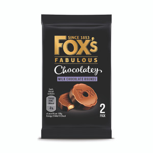 Foxs Chocolatey Round Twnpk 32G PK48