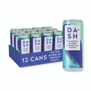 Dash Spkg Water Cucum/Mnt 330ML PK12