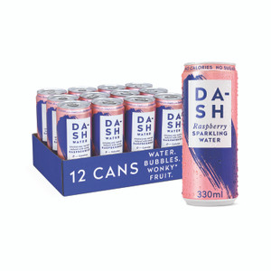 Dash Spkg Water Raspberry 330ML PK12