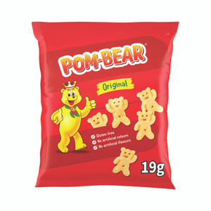 Pom-Bear Orig Potato Crisps 19G PK36