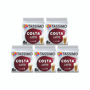 Tassimo Costa Latte 16X5 Pods PK80