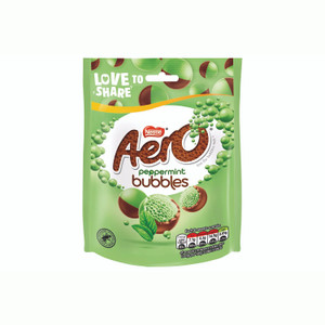 Aero Bubbles Mint Milk Choc BAG 92G