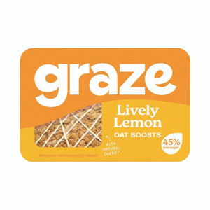 Graze Live Lemon Flapjack Punnet PK9