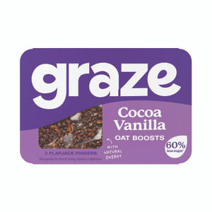 Graze Cocoa Vanilla Flapjack 50G PK9