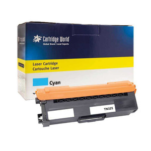 Cartridge World Compatible with Brother TN-325C Cyan Toner High Capacity