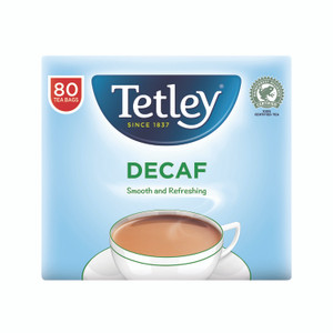 Tetley Decaffeinated Teabag PK80
