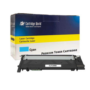 Cartridge World Compatible with Samsung CLT-C406S/ELS Cyan Toner Cartridge World Compatible with Samsung CLT-C406S/ELS Cyan Toner