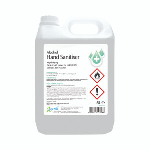 2Work Alcohol Hand Sanitiser 5L PK2
