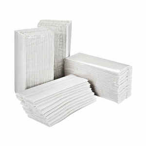 2Work Hnd Towel 2PLY Cfld WHT PK2355