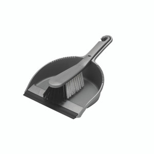 Addis Soft Dustpan/Brush Set Met