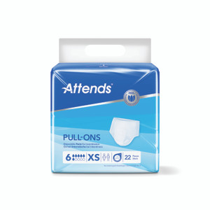 Attends Pullons Pant Sz 6XS X4 PK22