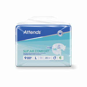 Attends Slipair Nappy Sz 9L X4 PK28