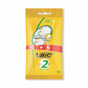 Bic 2 Disposable Razor 10+5 PK15