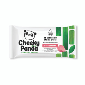 Cheeky Panda Face Wipes X25 Rose PK6