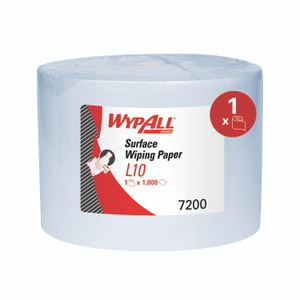 L10 Surface Wiping Paper Roll Blue