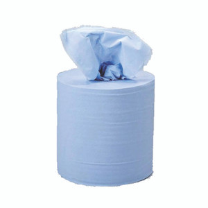 1-PLY Centrefeed Tissue Rfl Blue PK6