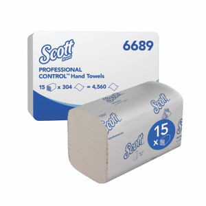 Interfold Hand Towels X304 WHT PK15