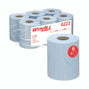 L10 Food/Hygiene Cf Roll Blue PK6